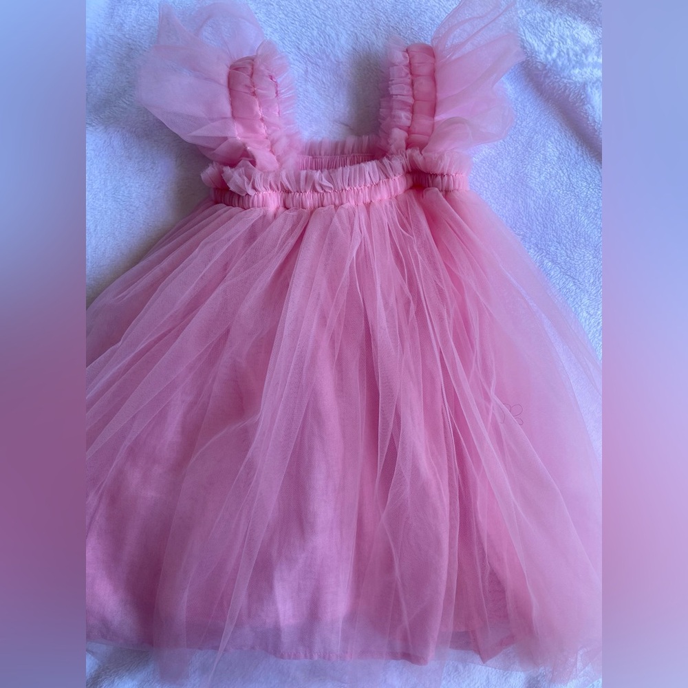 Baby girl pink dress - Picture 3 of 5